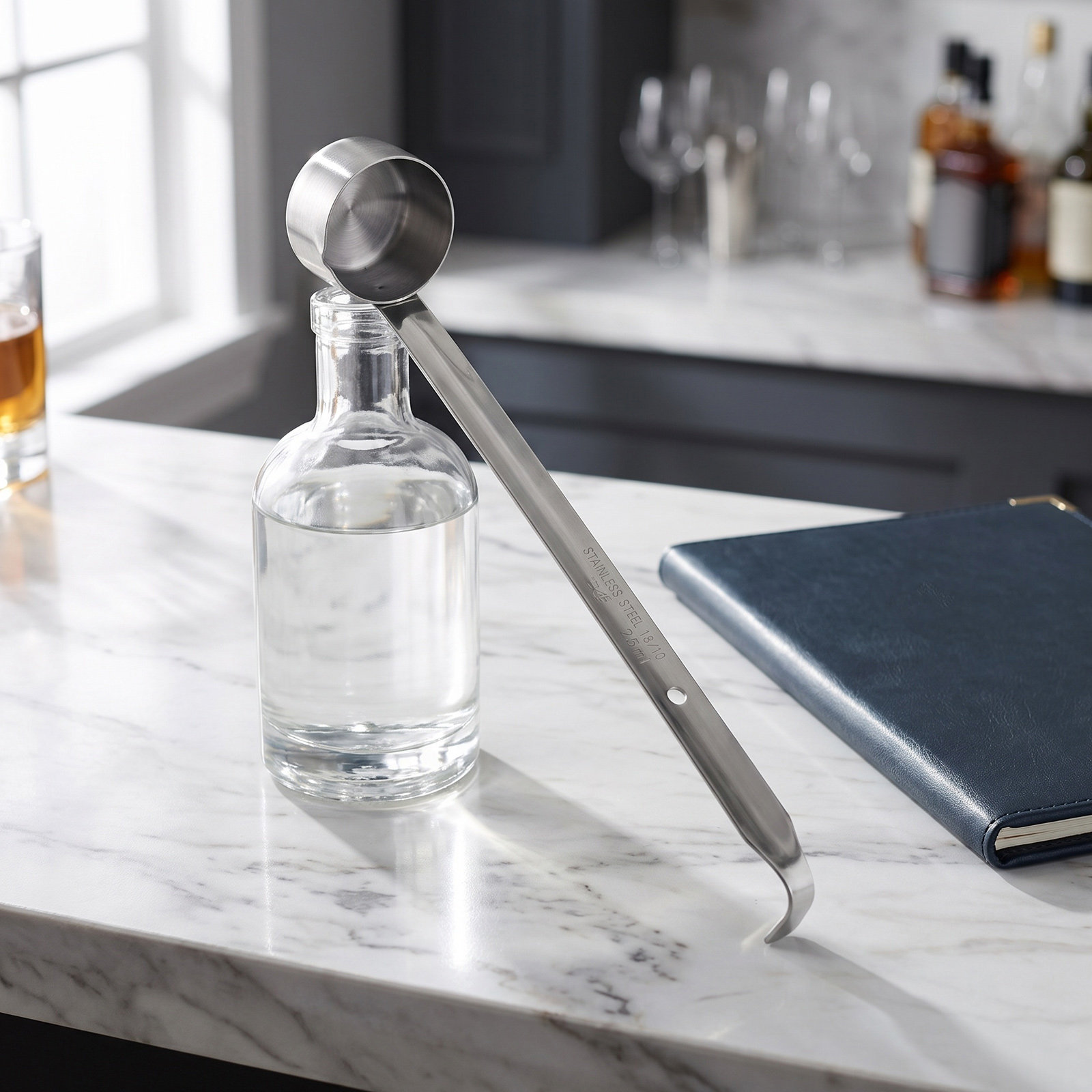 Wine Beer Mix - 2Pcs Bartender Stir Spoon Stainless Steel