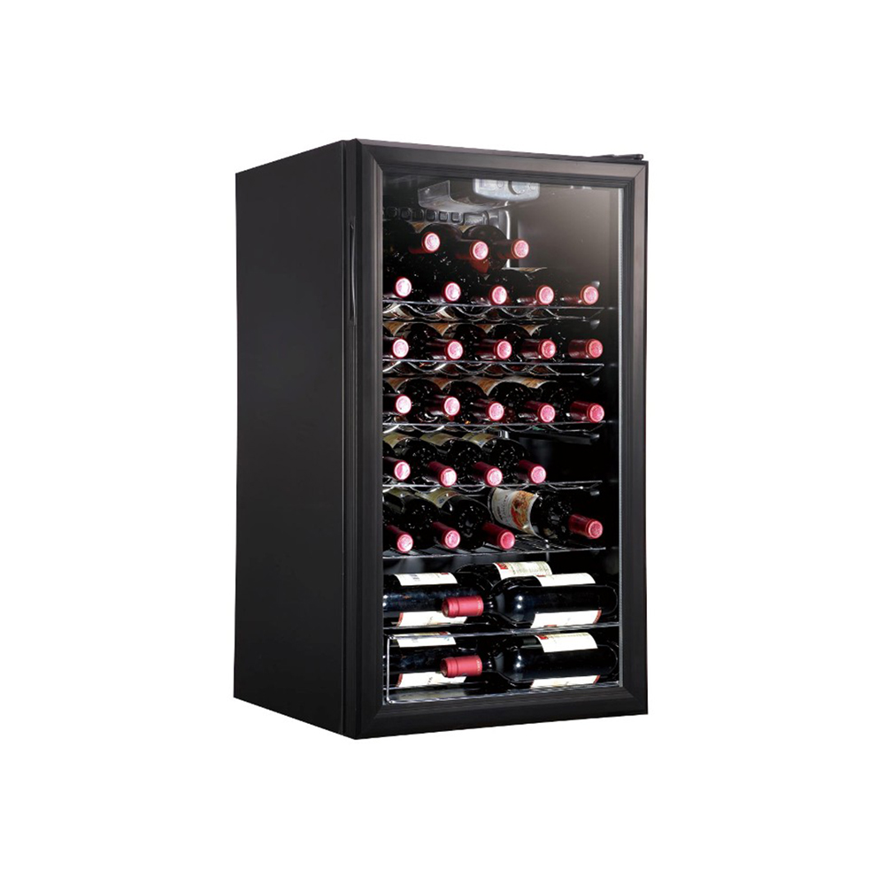 Wine Beer Fridge - 98L Electric Wine Fridge Freestanding Compressor