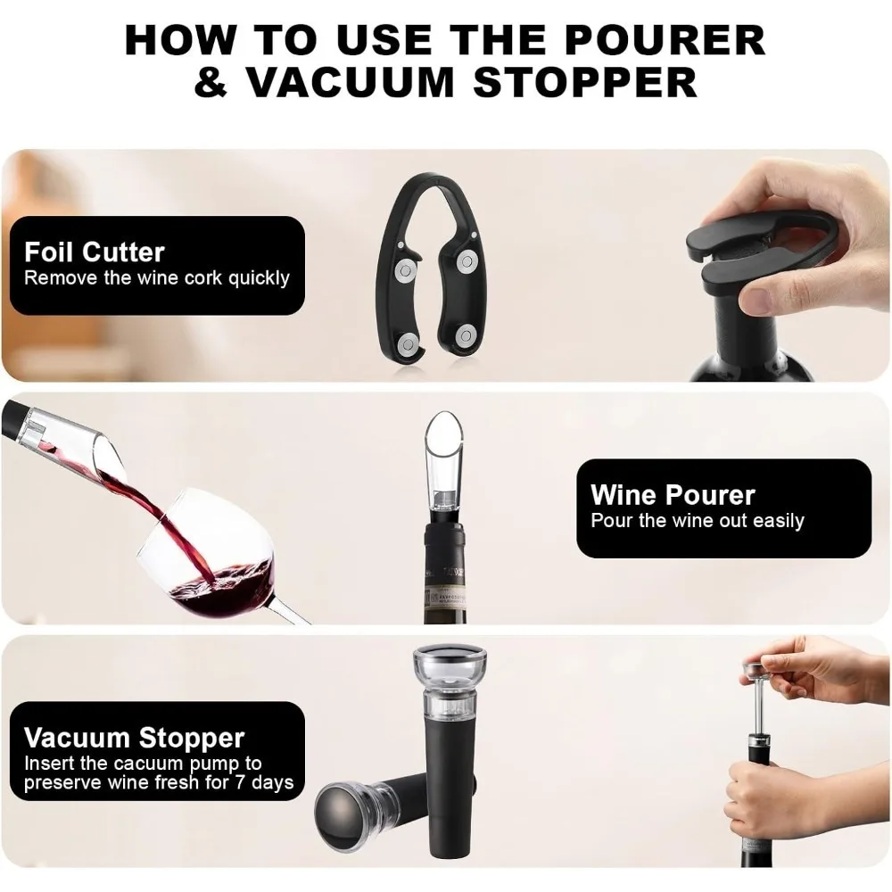Electric Wine Opener Set Elect - огляд і ціна Wine Opener Electric