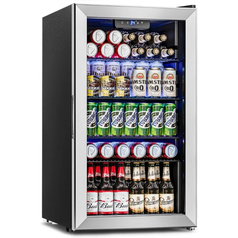 Beverage Refrigerator Cooler - - огляд і ціна Wine Beer Fridge Small
