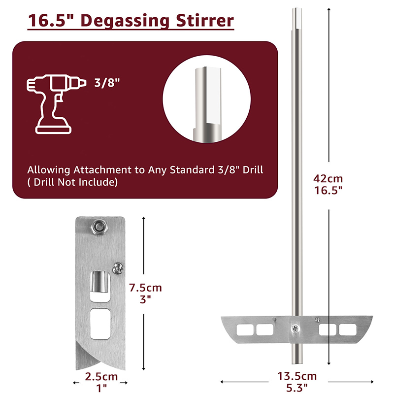 Stainless Steel Drill Stirrer, - огляд і ціна Wine Beer Mix