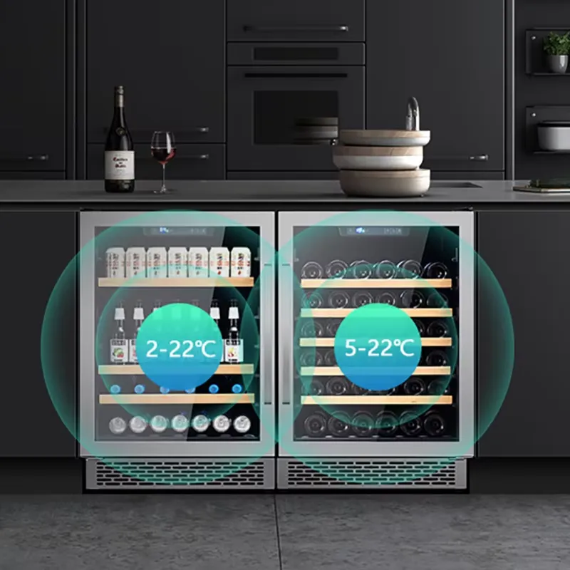 48 Bottle Wine Fridge Dual Gla - огляд і ціна Wine Beer Dual Zone