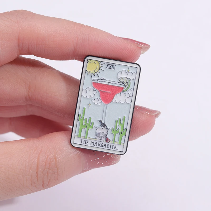 Custom Tarot Enamel Pins Beer  - огляд і ціна Wine Beer Pizza