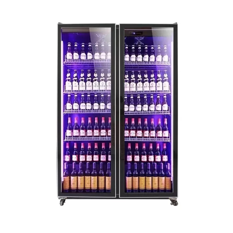 Double Door Air Cooling Refrig - огляд і ціна Wine Beer Dual Zone