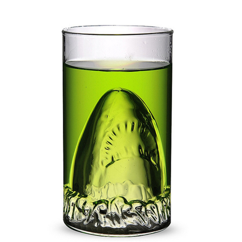 300ml Shark Drinking Double Gl - огляд і ціна Whisky Beer And Wine