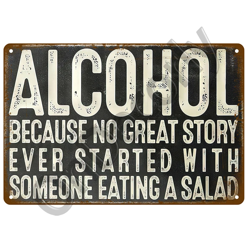Metal Sign Whiskey Wine Alcoho - огляд і ціна Wine Beer Brand
