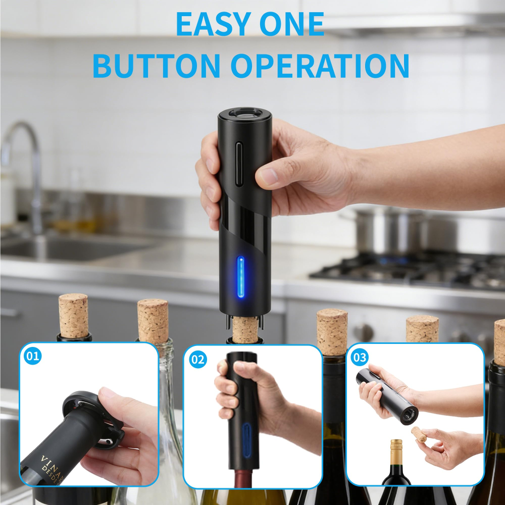 2/4 in1 Electric Wine Bottle O - огляд і ціна Wine Opener Electric