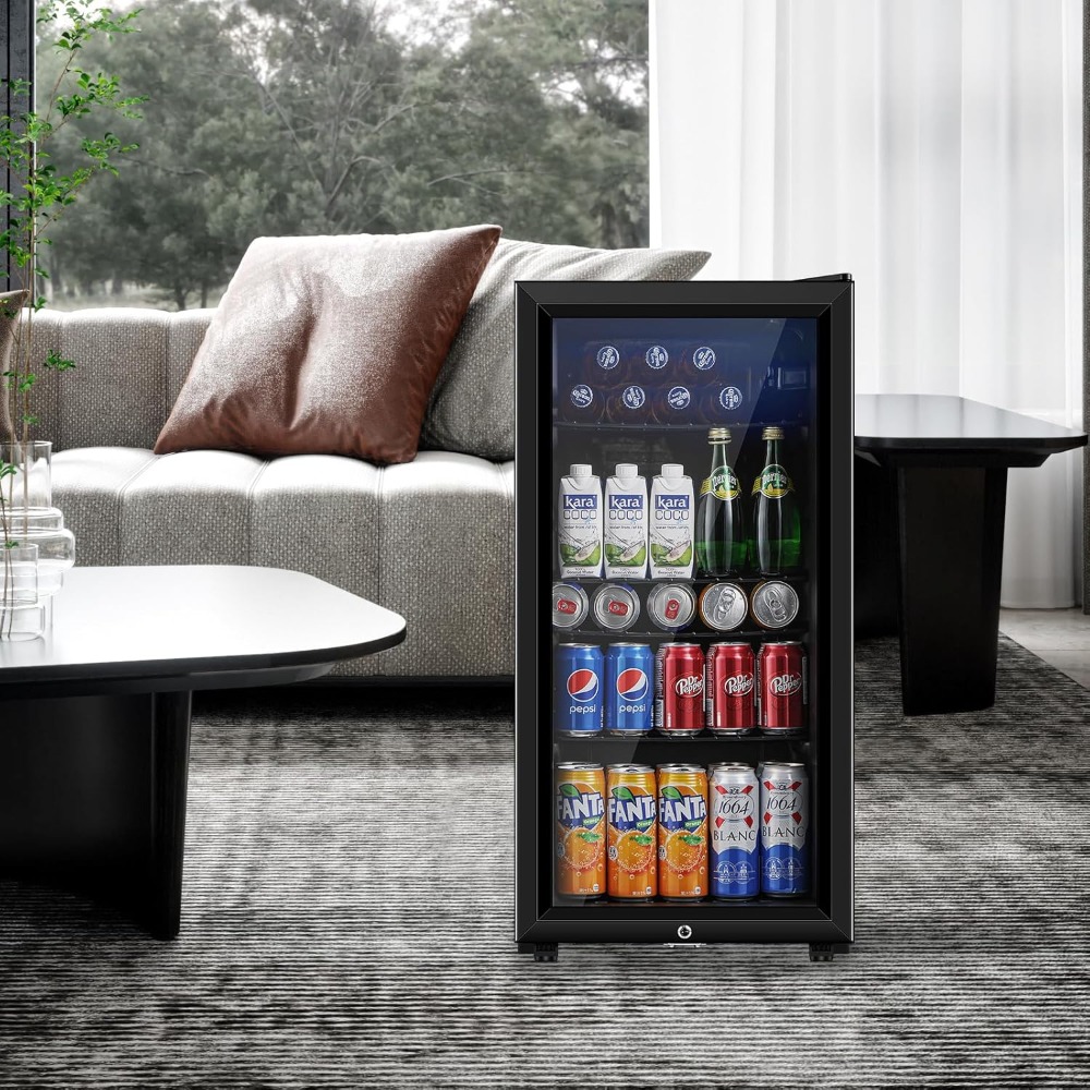 Beverage Refrigerator, Three P - огляд і ціна Wine Beer Cooler Fridge