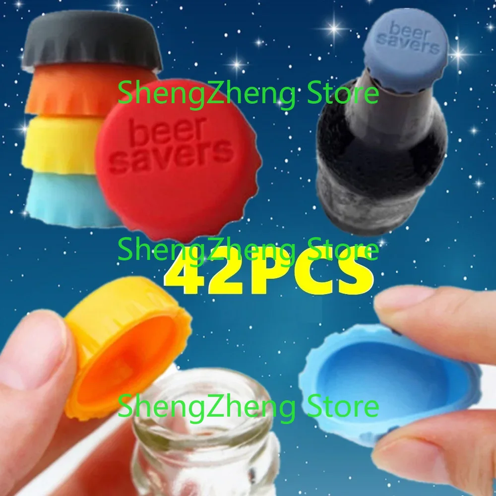 42Pcs Reusable Mix-colored Sil - огляд і ціна Wine Beer Mix